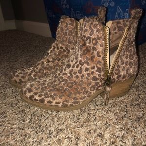 Cheetah booties